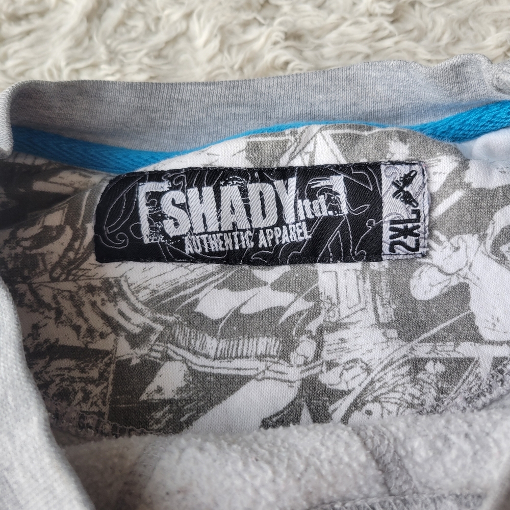 VTG Y2K Eminem Shady LTD Hip Hop Graphic Crewneck Sweatshirt 2XL - Picture 7 of 8